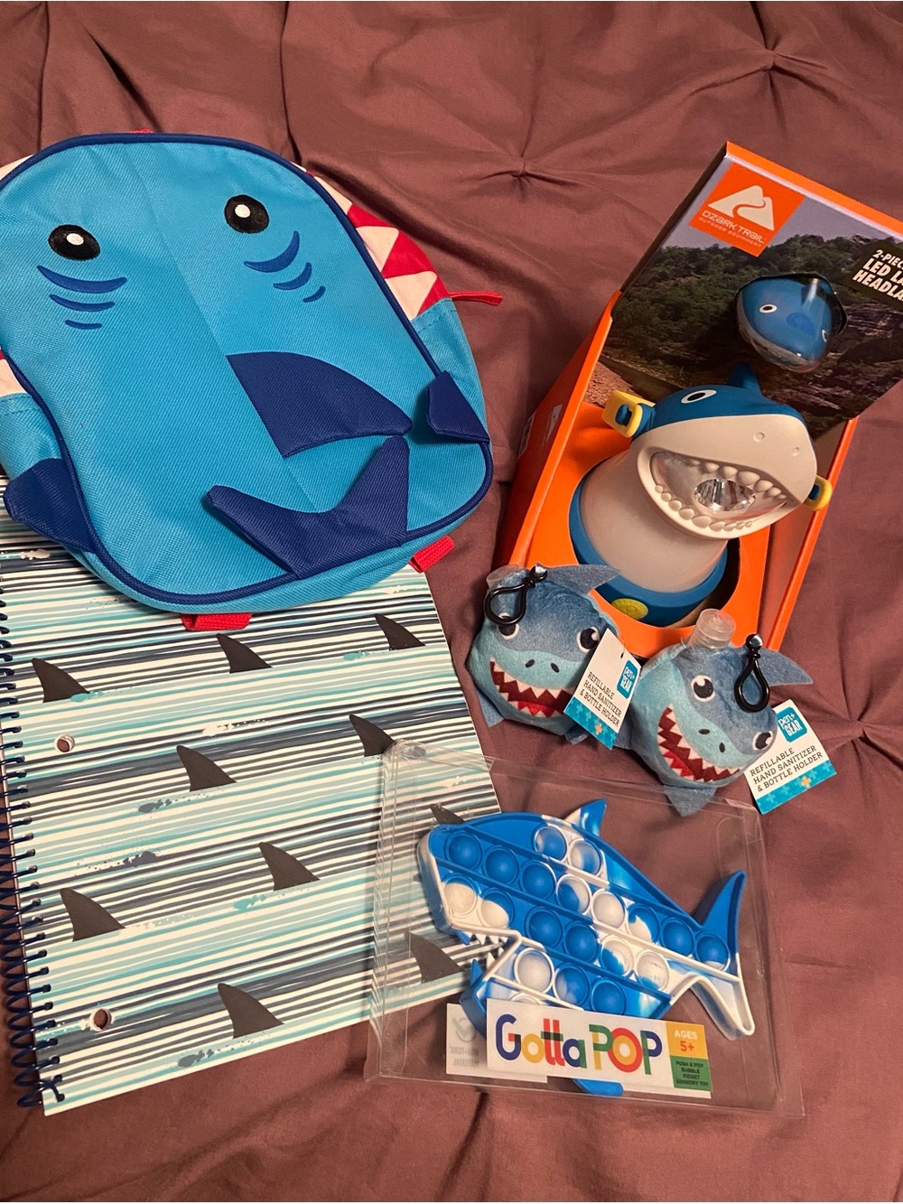 Shark-Themed Items for Kids - Blue